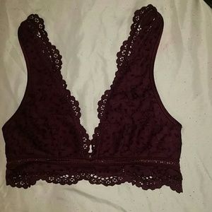 WINE-RED BRALETTE
